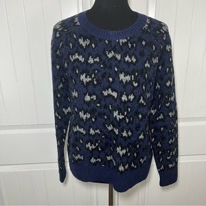 Athleta Hawthorn wool blend textured crew neck sweater women’s small